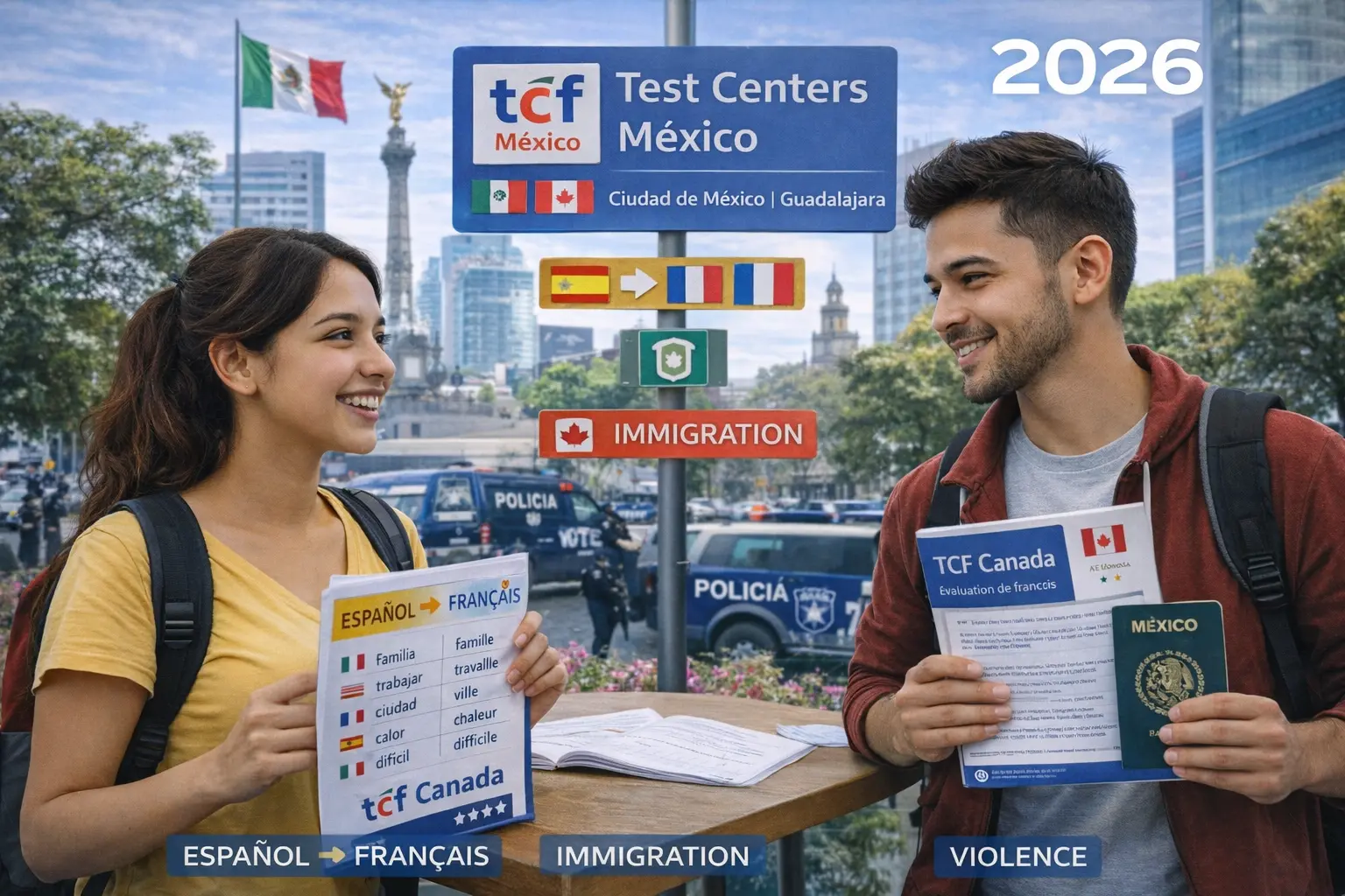 TCF Canada in Mexico 2026: Mexico City/Guadalajara Test Centres, Spanish-->French Strategy, Immigration as Refuge from Violence