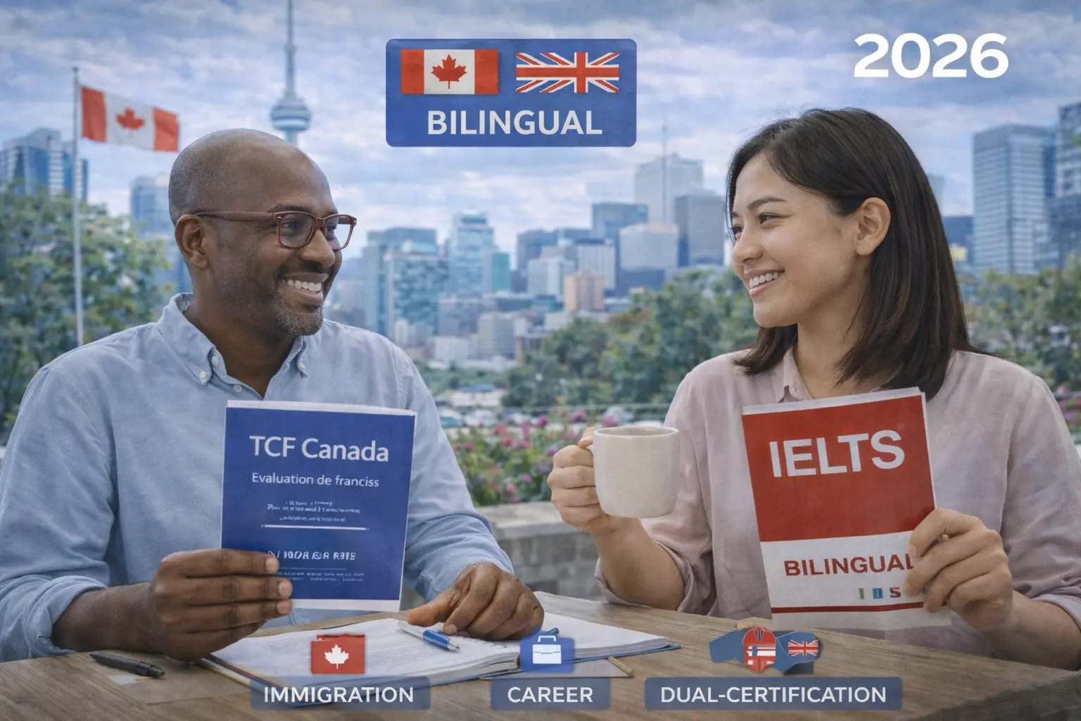 TCF Canada + IELTS Bilingual 2026: A Dual-Certification Strategy to Maximize Immigration and Career Opportunities
