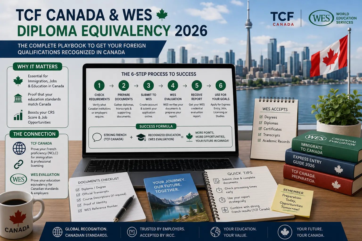 TCF Canada and WES Diploma Equivalency 2026: The Complete Playbook to Get Your Foreign Qualifications Recognized in Canada