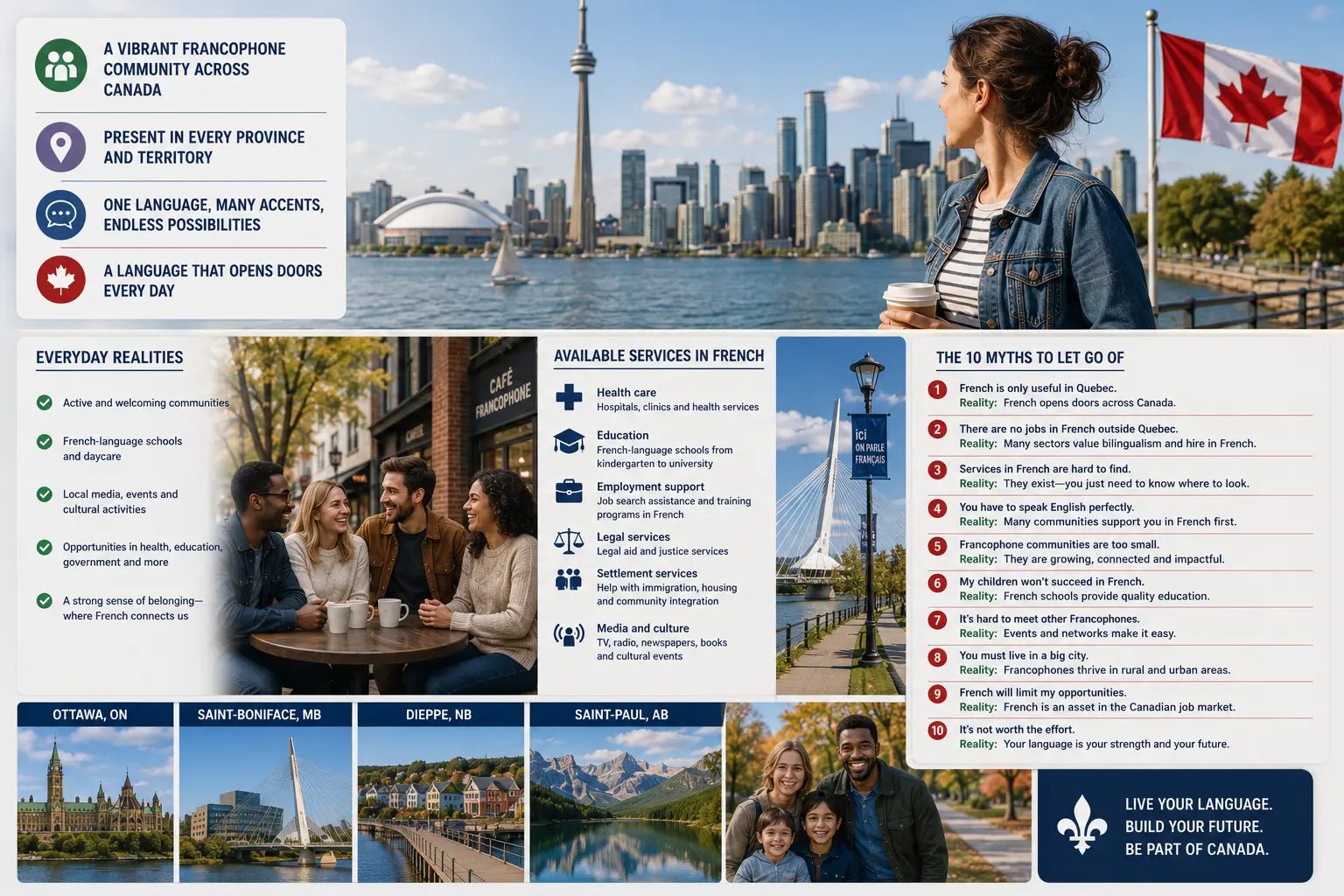 Francophone Life Outside Quebec in 2026: Everyday Realities, Available Services and the 10 Myths Every Immigrant Should Stop Believing