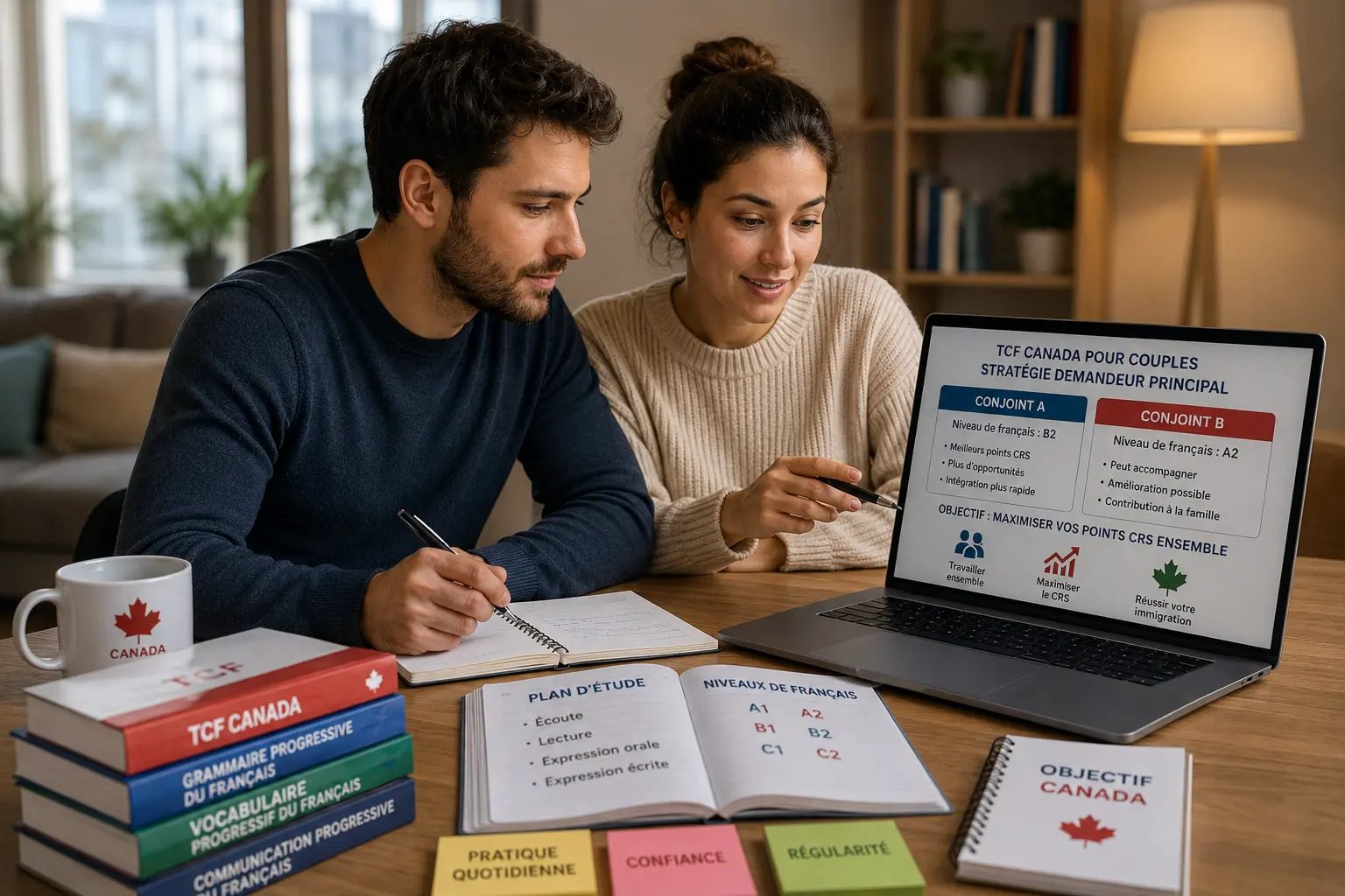 TCF Canada for Couples with Different French Levels 2026: The Strategic Principal Applicant Decision and How to Maximize Family CRS Together